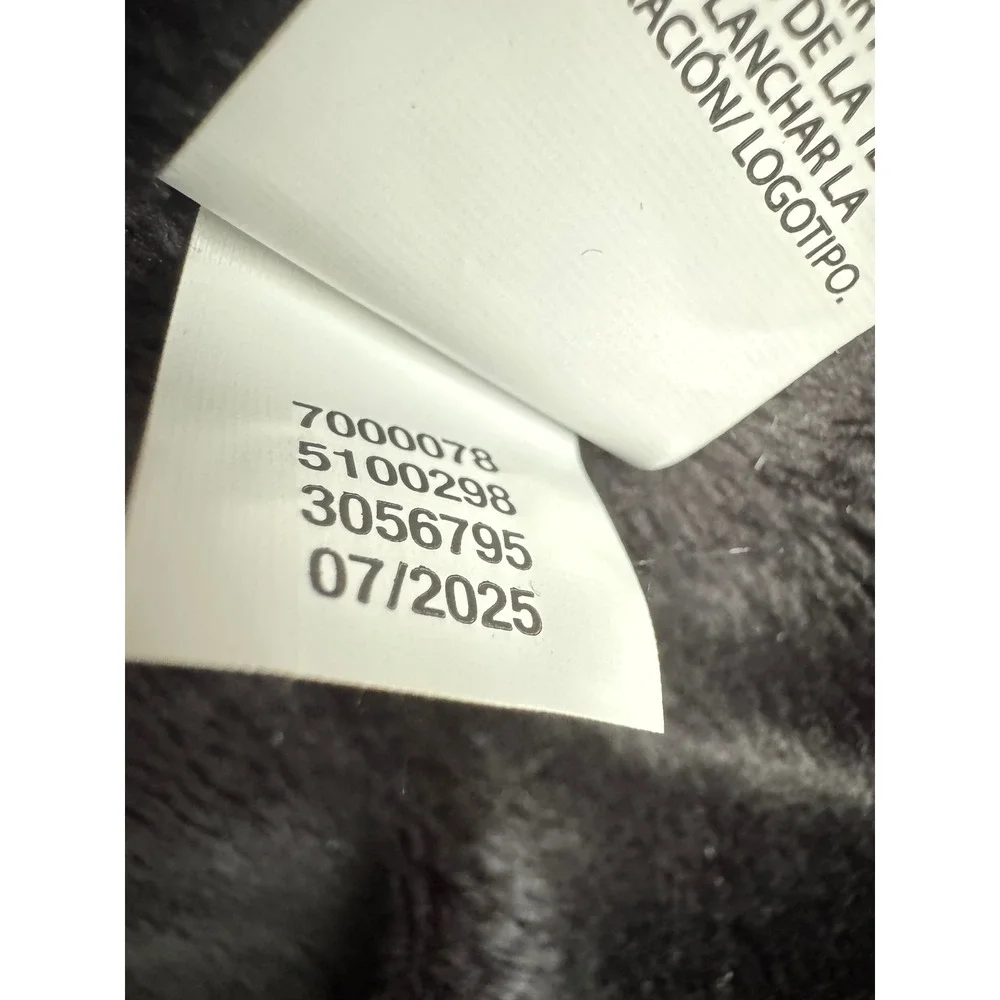 The Childrens Place Girls Faux Fur Coat Black Jacket Size M 7/8 NEW NWT